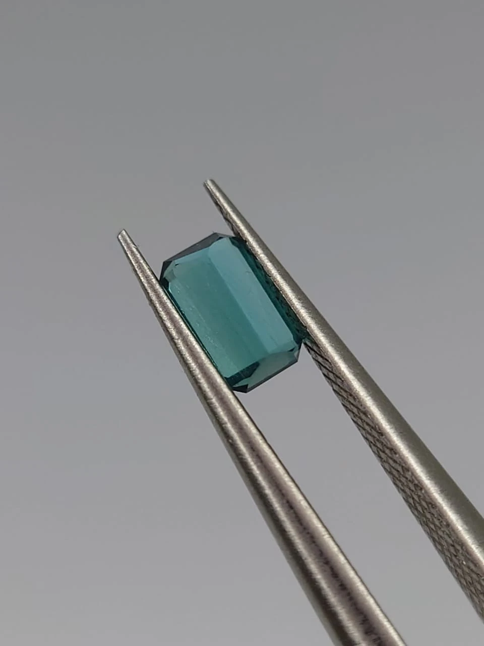 0.37ct Natural Blue Tourmaline Emerald Cut Loose Gemstone from Afghanistan — view 1
